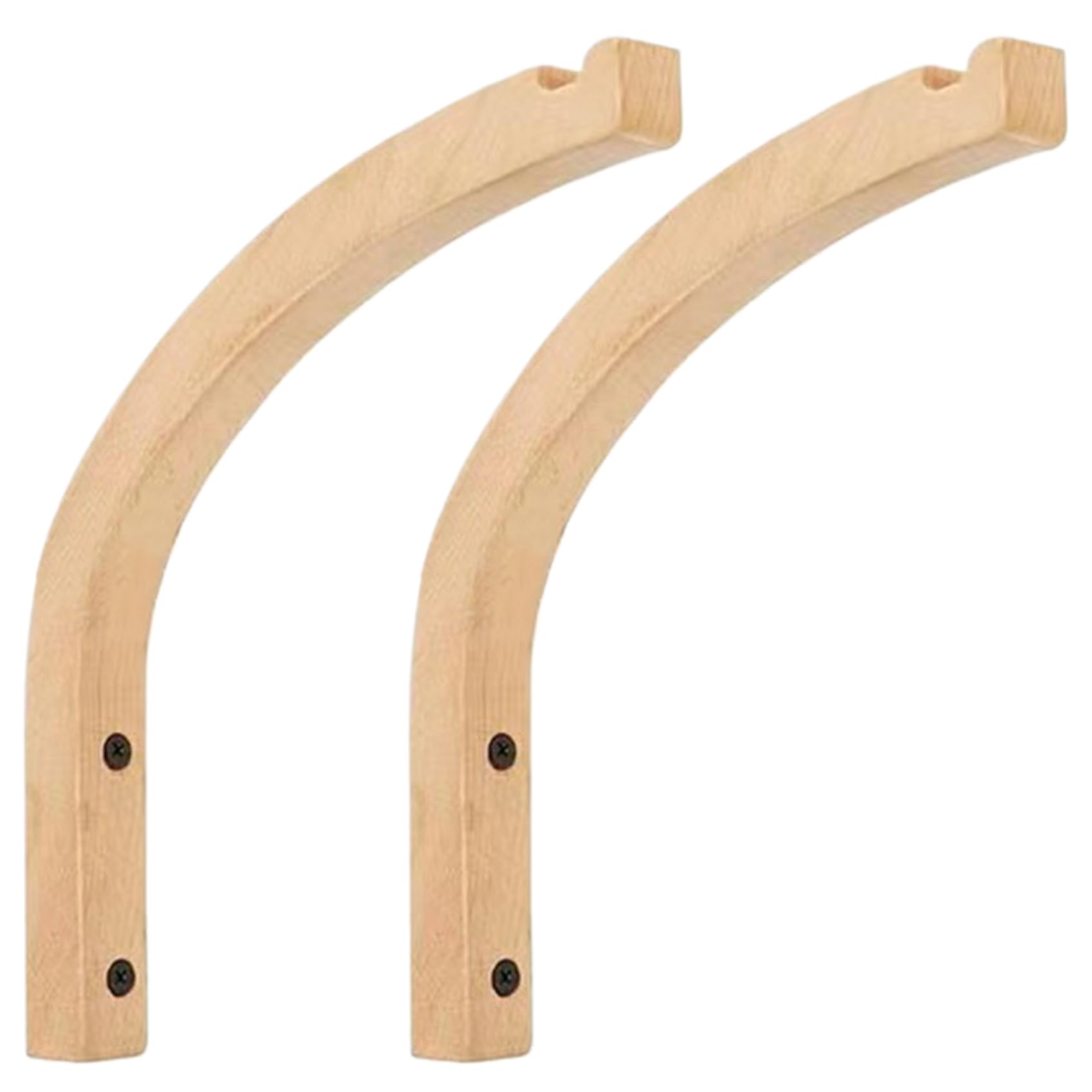 Grtheenumb Wall Plant Hanger|2PCS Plant Hooks for Wall, 8 Inch Wooden Hanger, Mounted Hanging Hook for Planters, Lanterns, Flower Bracket, Wind Chimes