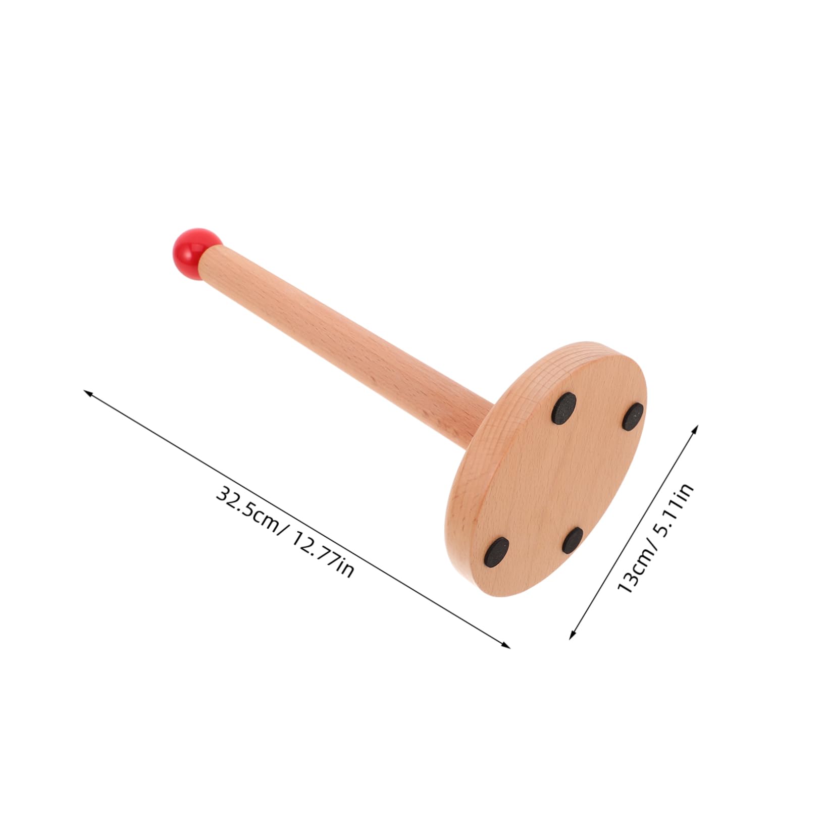 BESPORTBLE Hair Accessories Rack Vertical Scrunchies Holder Stand for Women Natural Wood Storage Organizer with Ample Capacity for Hair Ties Ropes Minimalist Design