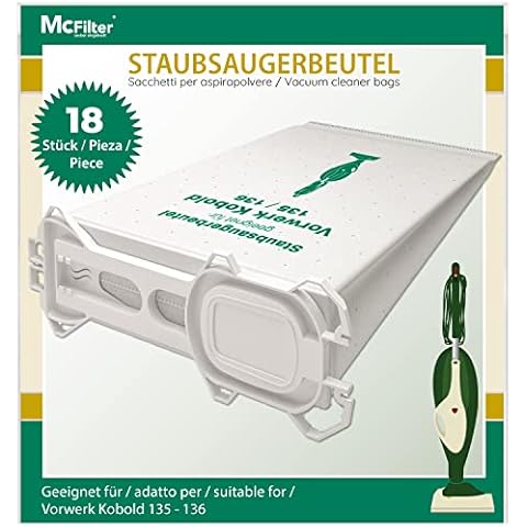 McFilter | Bolsas para aspiradoras Vorwerk Kobold 135 y 136 Cover