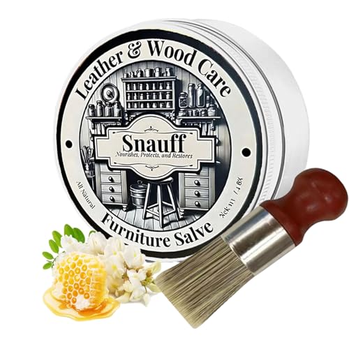 Leather & Wood Repair Salve snauff Leather & Furniture Repair Salve 2025 Upgrade Household Leather Upholstery Cleaners for Home (1 Set)