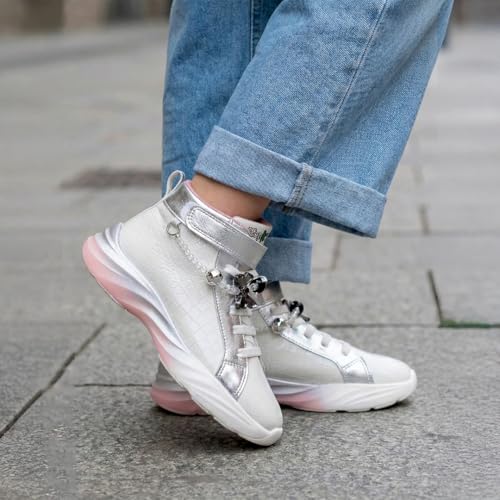 Image of KazarMax Hopits Kids Boys and Girls Ankle Length | High Top | Slip-on Sneakers Shoes | Lightweight | Outdoor Shoes Collection