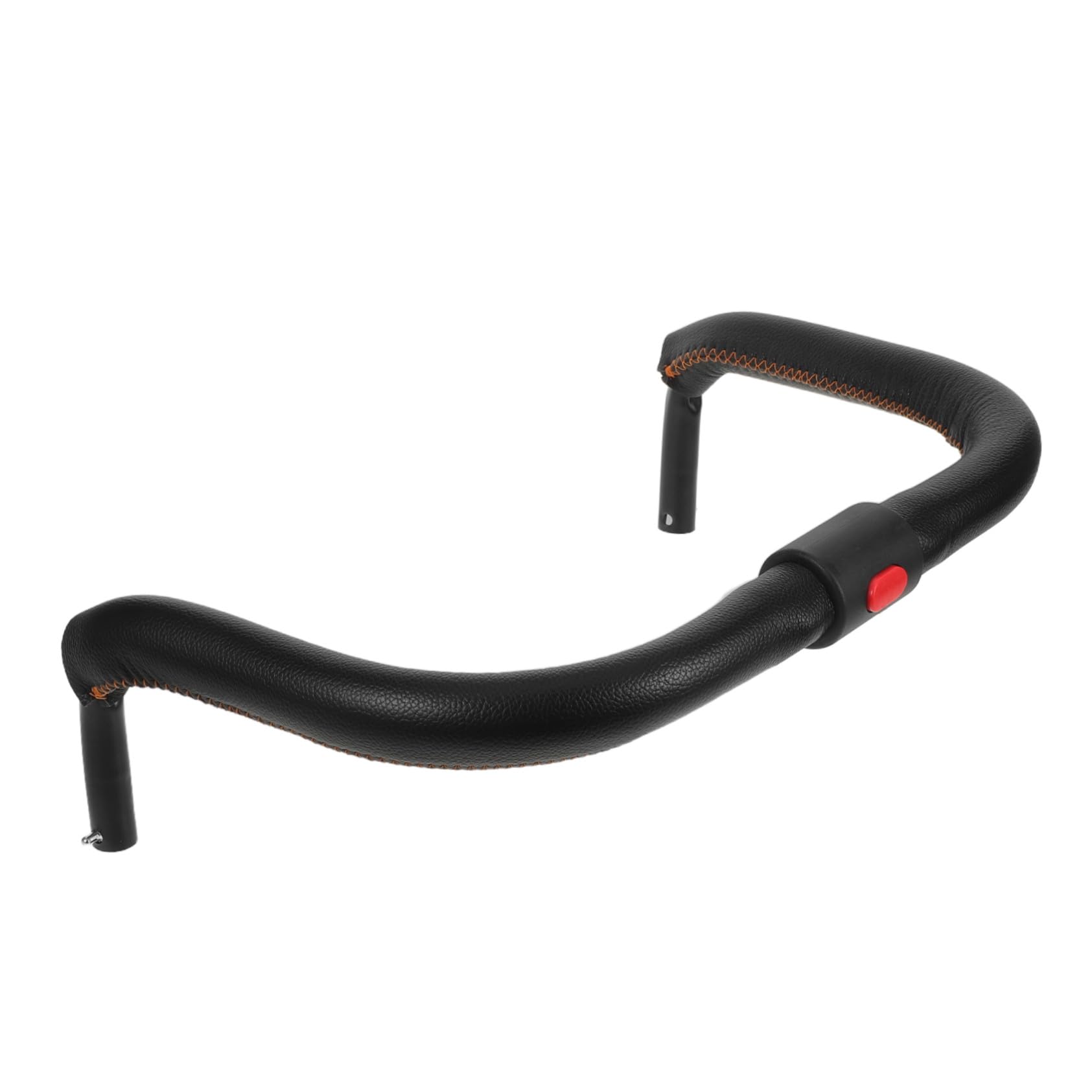 Kinderwagen Armlehne Abnehmbare Sicherheitsbügel aus PU Leder Komfortabler Schutzbügel für Kleinkinder Stroller Zubehör mit Stil und einfacher Handhabung