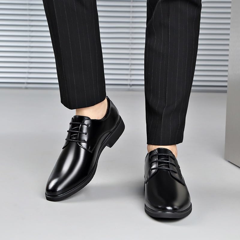 Mens Oxfords Classic Formal Lace Up Dress Shoes Business Wingtip Retro Casual Tuxedo Shoes for Men2