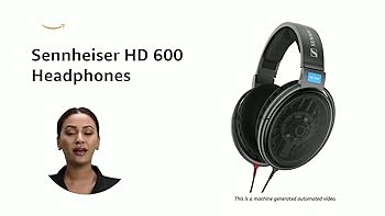 Sennheiser HD 600 Open‑Back Hi-Res Audiophile Headphones,German
