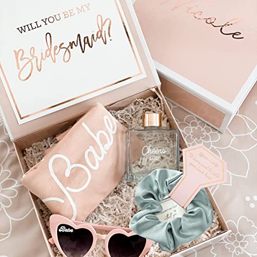 Bridesmaid Scrunchies Bachelorette Hair Ties Set Of 12, Bridal Shower Wedding Party Favors Bridesmaid Proposal Gifts,To Have And To Hold Your Hair Back(White&Green) #TOP4