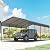 12'x20' Heavy Duty Metal Carport, Outdoor Garage Car Shelter Shade with Heavier Metal Frame, Galvanized Metal Roof for Car and Boats, Grey