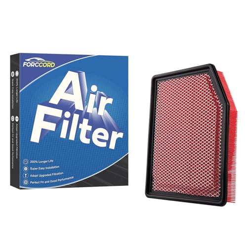 Image of Engine Air Filter CA12404 Fits for 19-26 Chevrolet Silverado 1500 /GMC Sierra 1500 21 22 23 24 25 26 Tahoe /Suburban /GMC Yukon Air Filter Replacement# 84121217 Accessories | for Chevrolet Tahoe /Suburban /GMC Yukon 2021-2026, Replace#CA12404, Engine Filter Replacement Car Accessories
