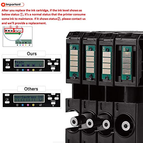 PRINTANDINK Cartucho de tinta de sublimação SG400 SG800 compatível com Sawgrass Virtuoso SG400 SG800