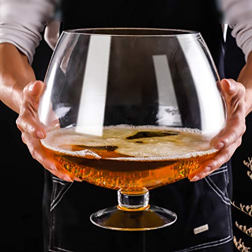 Gaogao 2000Ml To 12000Ml Super Big Crystal Glass Brandy Glasses Drink Snifters Bar Wine Surprised Drinkware (2000Ml) #TOP7