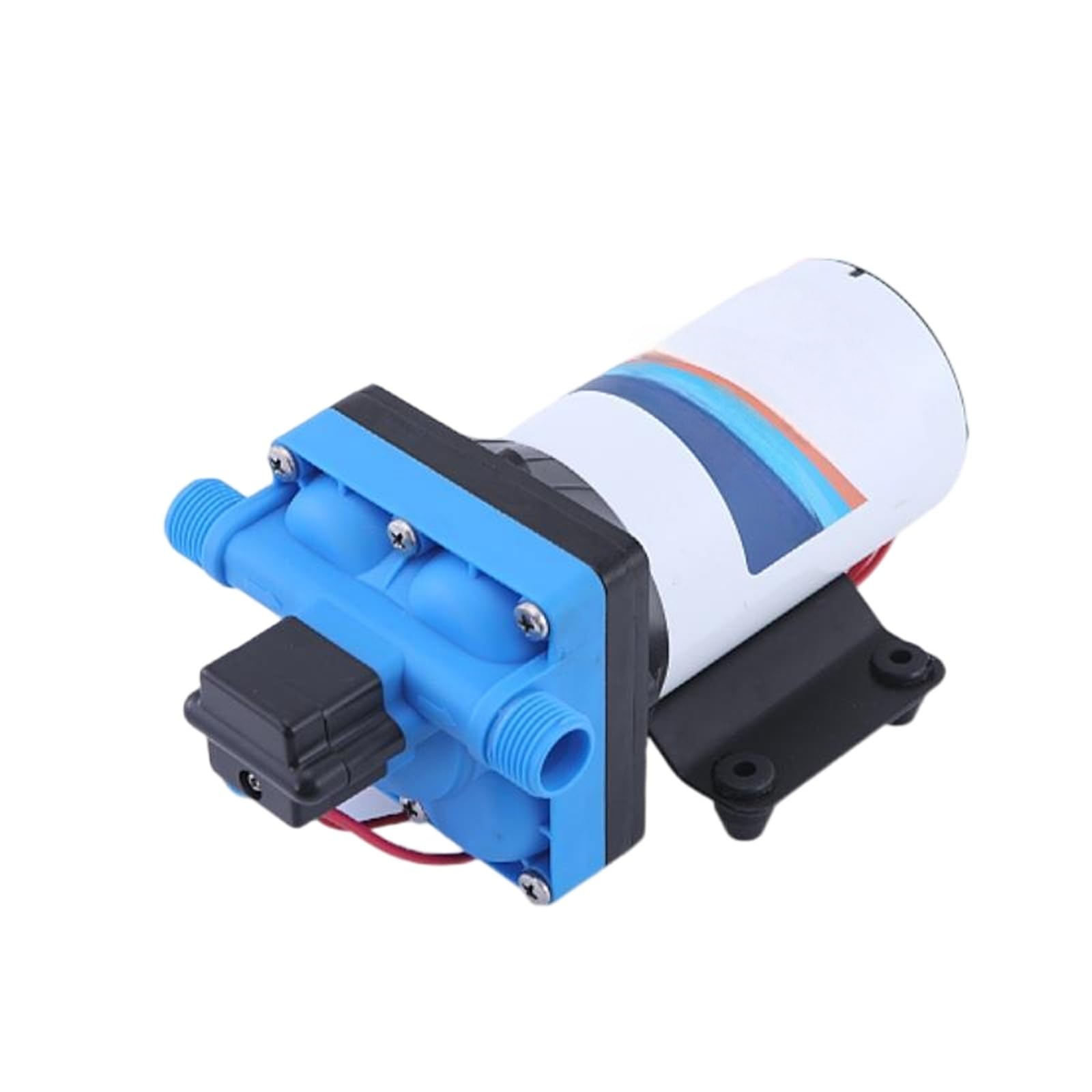 Miniature DC Electric High-Pressure Diaphragm Pump 24V Sprayer Car Wash and Irrigation 18 L/min 12V Self-Priming Booster Water,Safe and Smooth(12V)