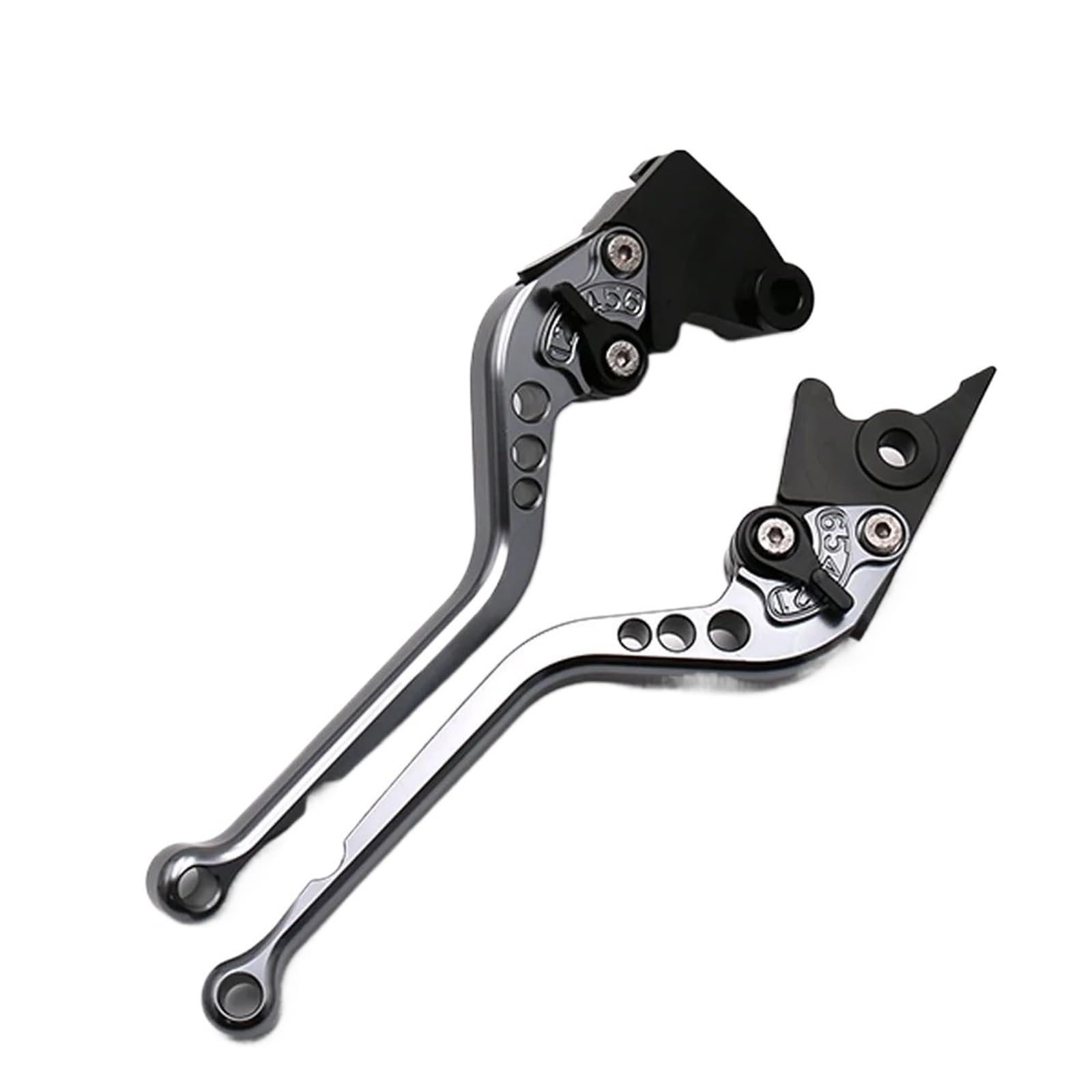 KKMNAIF Motorcycle Handlebar Brake Clutch Lever for VTR250 1998-2006 for MC19 22 CBR250 1988-1994 for CBF500 2006-2007 Motorcycle Brake Lever(Gray Long)