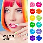 Beetles Summer Rainbow Nail Art Gel Liner Set, 12 Colors Neon Gel Nails Polish Pink Orange Blue Yellow Swirl Nails Built Thin Nail Art Brush in Bottle Soak Off Uv Lamp Manicure Salon Gifts for Women - Image 3