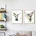 KAIRNE Watercolor bird Wall Art print, 8x10 inch Set of three Unframed Art Print，Stunning Watercolor Style Hummingbirds Decor for Kitchen Bedroom Office Bathroom Home decor