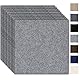Teppichfliesen Selbstklebend 30x30cm - 10 Stück Set - 0.9m² - Teppich Fliesen mit Rückendeckung, Selbstklebend Teppichboden, Strapazierfähiger Teppich Bodenbelag für Wohnung, Büro, Gewerbe, Hellgrau