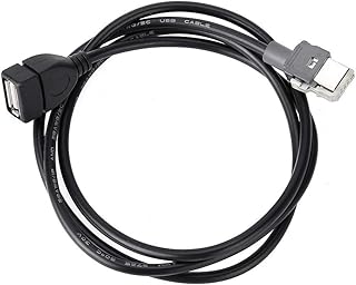 KSTE Radio USB Cable línea de Ajuste Compatible with el párrafo Peugeot 307 407 308 408 508 Compatible with Citroe C2 C3 C4 C5 C4L
