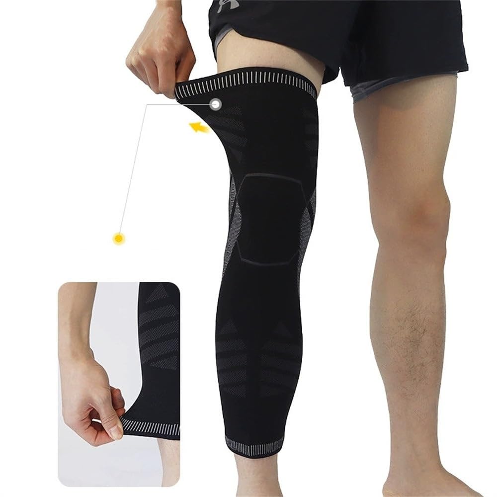 Polpaccera Compressione Protezioni for le gambe traspiranti corsa, basket e calcio per Principianti di Giochi Sportivi