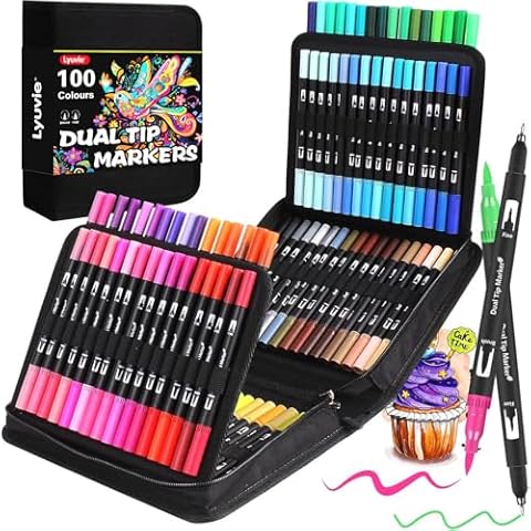 Feutres Coloriage Lyuvie 100 Couleurs Cover