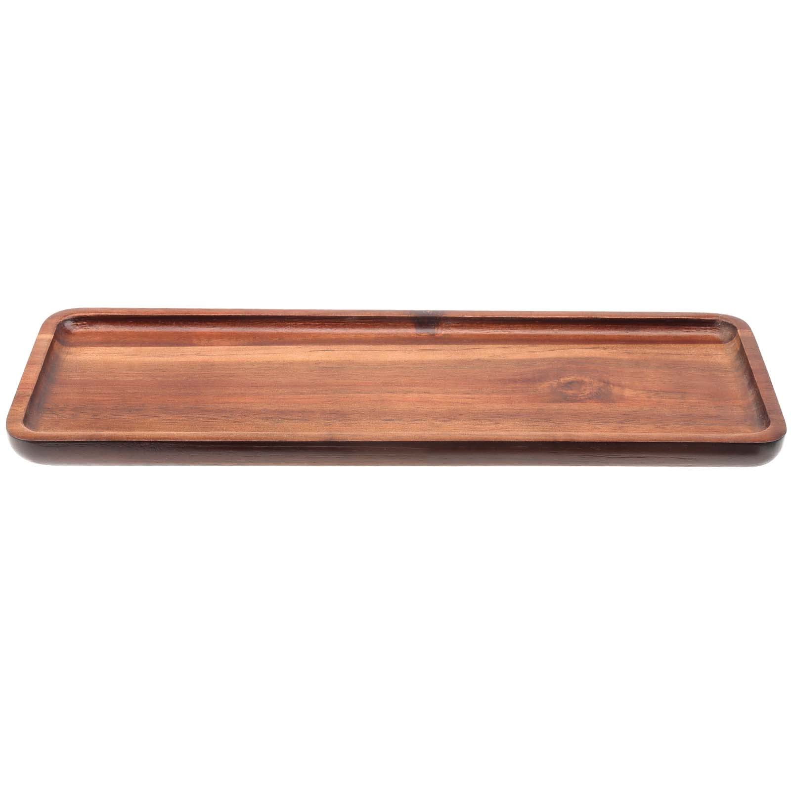 SEUNMUK 2 PCS Wooden Serving Platter, 13 X 9 Inch Rectangle - View #6