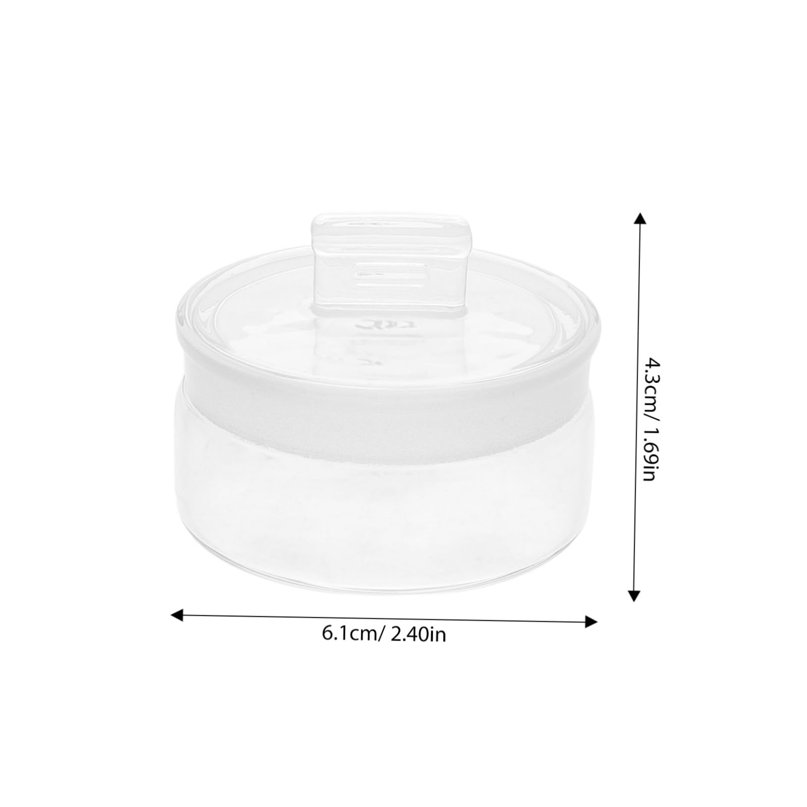 ABOOFAN Sealed Laboratory Weighing Bottle Large Capacity Glass Specific Gravity Flask Accurate Measurement Xcm