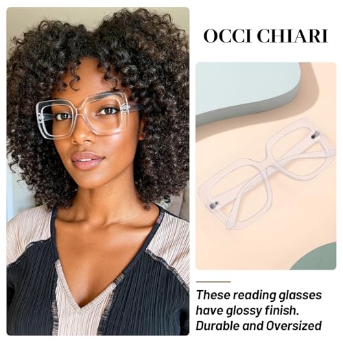 Image of OCCI CHIARI Stylish Reading Glasses Women's Readers Comfort Eyeglasses