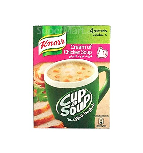 Knorr Cup a Soup Cream of Chicken Soup, 72g (4*18g)