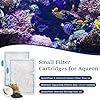 Small Aquarium Filter Cartridges Compatible with Aqueon Filter, Carbon Fish Tank Filters for Aqueon QuietFlow E Internal Power Filter 10 and 1/2.5/5 Gallon Minibow Aquarium Filters -Small (8 Pack) #1