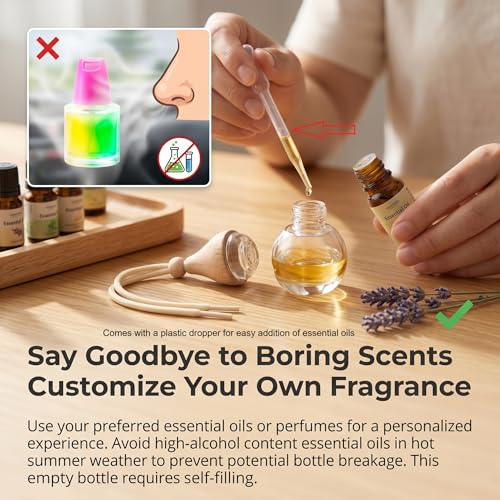 Refillable Glass Bottle Car Diffuser