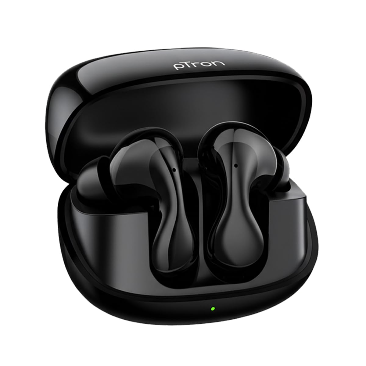 pTron Bassbuds Tango in-Ear TWS Ear Buds w/Custom EQ, 50hrs Playtime, Pristine Sound, Dual Mic, TruTalk ENC Calls, Mobile App,Wireless Bluetooth V6.0,Touch Controls,Type-C Charging, IPX5 (Nexua Black) — Amazon image 12