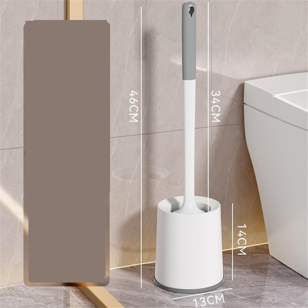 Uchwyt na szczotkę toaletową Szczotka do WC użytku domowego, montażu na ścianie, czyszczenia toalet, długa rączka Uchwyt na szczotki toaletowe