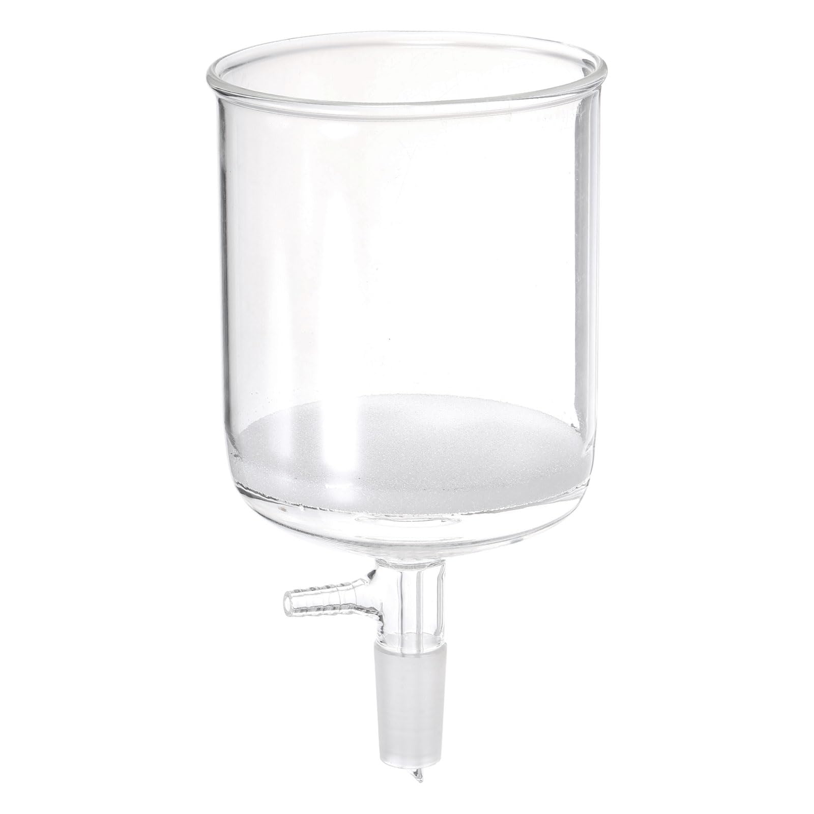 PATIKIL Imbuto Buchner, 1000ml Imbuto Filtro In Vetro Borosilicato Con Fritto Fine (G1), Attacco Interno Standard 24/40 Per Laboratorio,Trasparente, 113mm ID., 117mm Profondità