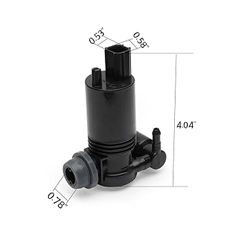 Amazon.com: 1S7117K624FD Windshield Washer Pump Compatible