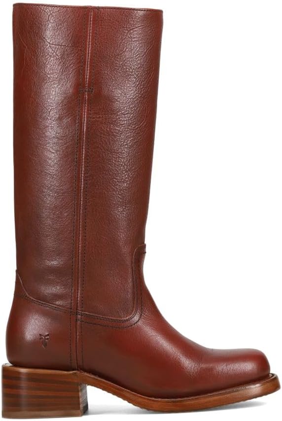 Frye Campus 14L Tall Leather Boots for Women - Chunky Heels - Waterproof Welt Shoes - Riding-Style Knee-High Boots for Women - Pull-On Tabs - Cushioned Leather Insole for All Day Wear
