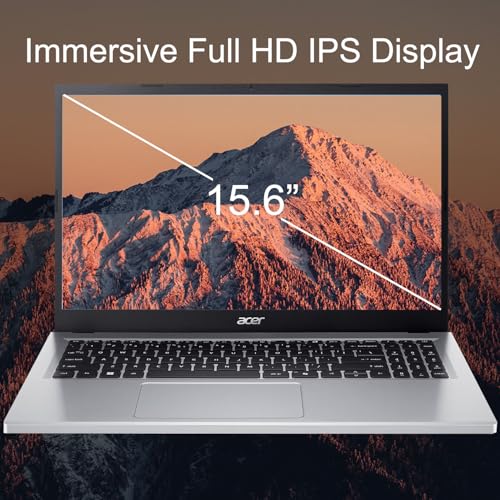 Image of acer Aspire Go 15 Everyday Laptop, 15.6 inch Full HD IPS Anti-Glare Display, Intel Core 3 N355, 16GB DDR5 RAM, 384GB NVMe SSD, Includes 500GB External Drive, Wi-Fi 6, Windows 11 Home, WOWPC 3-in-1 Bundle