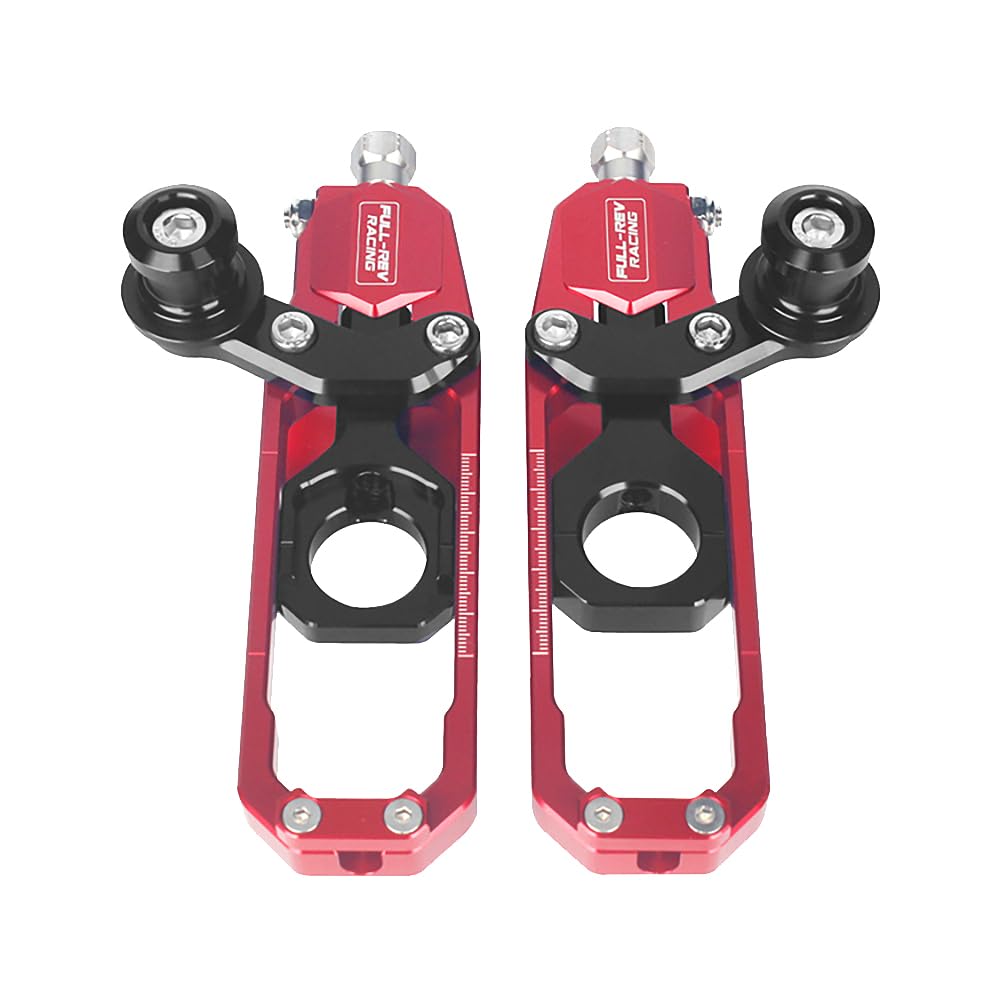 Tendicatena posteriore per moto con bobina di sollevamento CNC Lega di alluminio Bordo Regolatore di regolazione della catena adatto per Aprilia RSV4 2021-2023