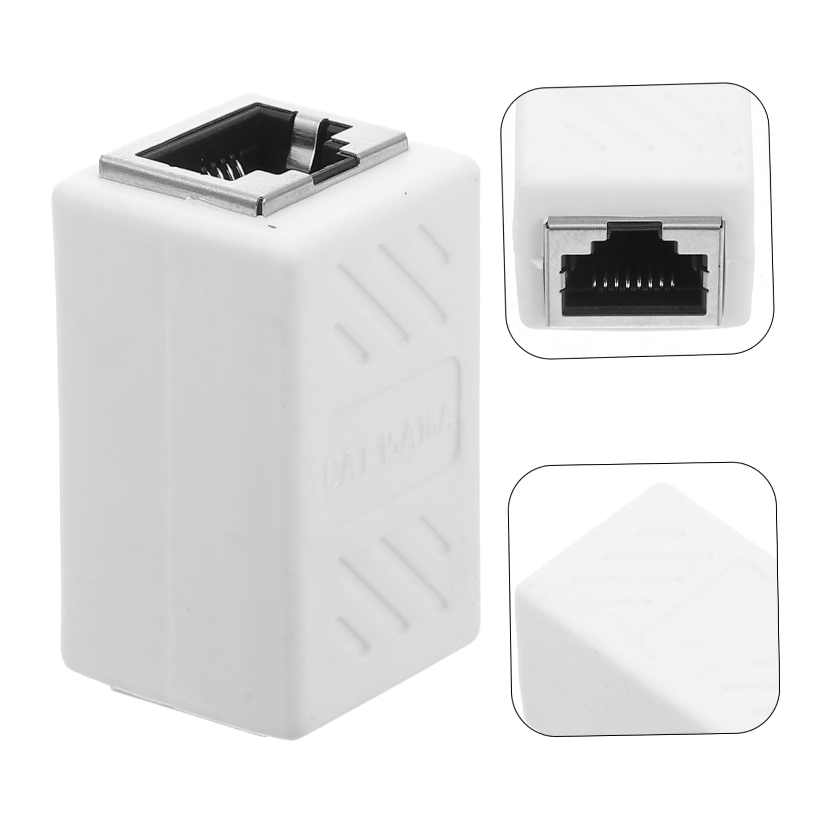 BRIGHTFUFU Replacement Network Coupler Plastic Ethernet Coupler Connectors for Multiple Devices