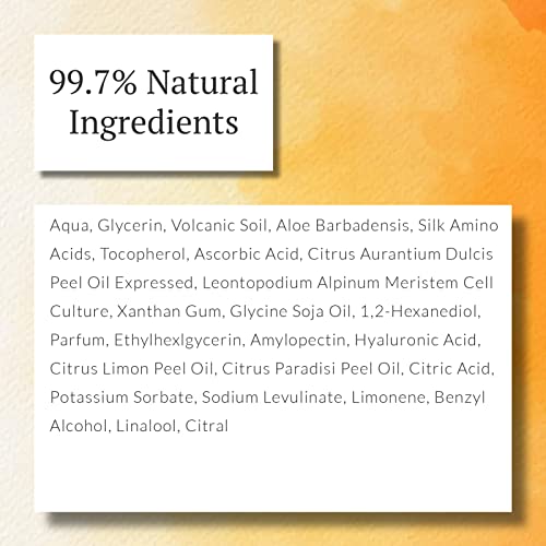 Scentuals Vitamin C Serum For Face, Anti Aging Face Serum With Hyaluronic Acid, Edelweiss Plant Stem Cells, Vitamin E, Brightening Serum, Reduce Fine Lines & Wrinkles, Water-Based 2 Fl.oz | 60 Ml #TOP5