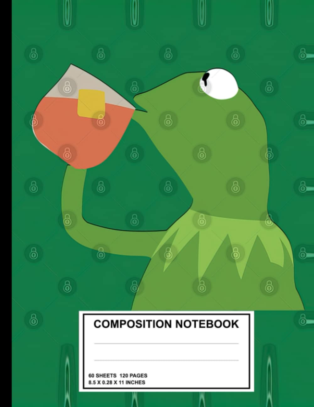 Peepo The Frog Composition Notebook: Composition Notebook - College Ruled 120 Pages - Large 8.5 x 11