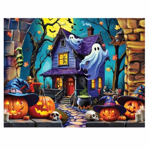Springbok Haunted Halloween Party 1000 Piece Jigsaw Puzzle for Adults