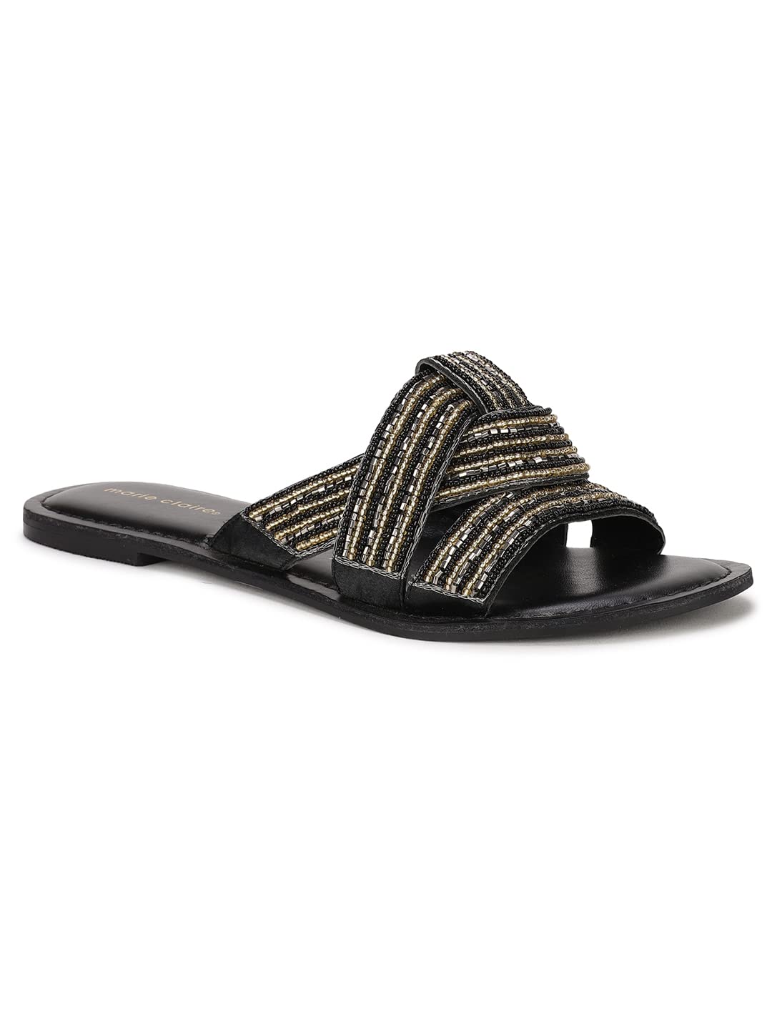 Marie Claire Womens SENTA MULE Black Slipper UK 5 (5716178) (B09W5Y11LK) Amazon Price History, Amazon Price Tracker