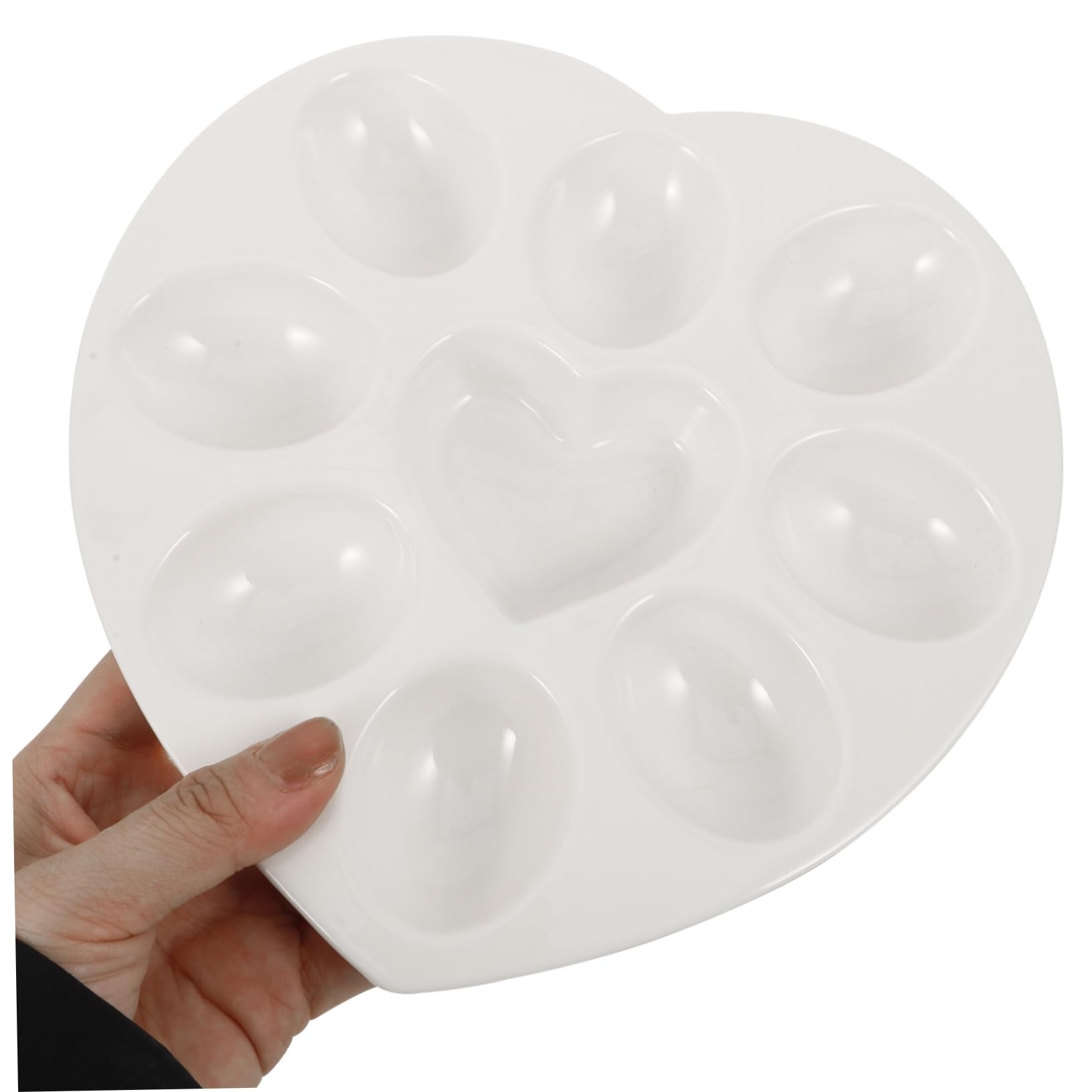 OFFSCH Egg Platter Ceramic Egg Tray for Deviled Eggs Elegant Serving Dish for Parties and Gatherings for Celebrations and Entertaining