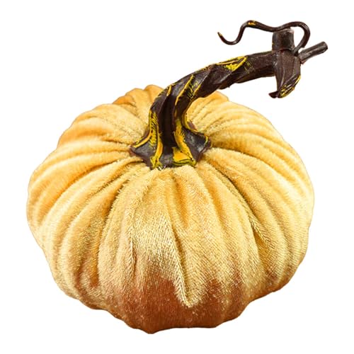 Migliora la creatività: goditi l'artigianato con zucche in velluto che hanno un aspetto realistico. Perfetto per la decorazione della casa con un lavoro accurato. Migliora la tua immaginazione e creatività con Pretty Pumpkins.