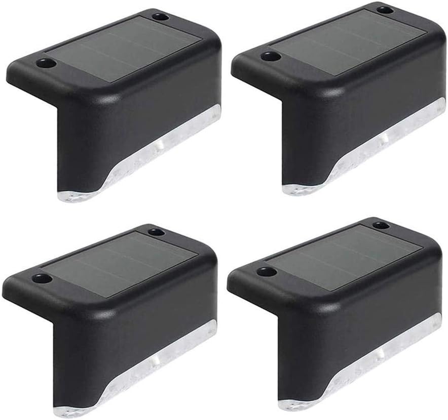 Mrisata Outdoor Solar Deck Lights, Solar Step Lights Waterproof LED
