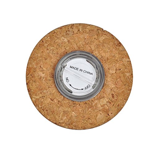 Wxlaa Round Glass Plant Terrarium With Colorful Led Light Tabletop Glass Planter For Succulent Water Planting Jar Grow Hydroponic Plants Office Home Decoration 11Cm #TOP2