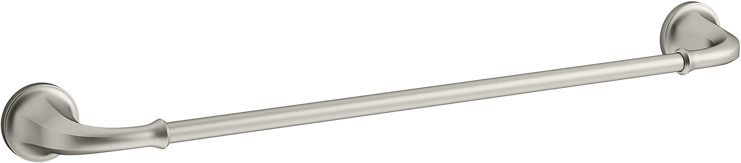 Barre porte-serviettes Kohler K-26509-BN nickel brossé pour support mural de salle de bain