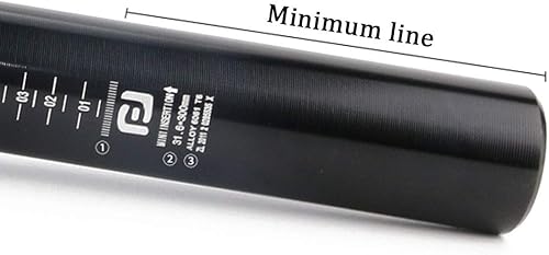 Miniatura 7 de Tija de Asiento de Bicicleta 25.427.230.430.81.244 x 11.811in Asiento Ajustable de Alumio para MTB Bicicleta de Carretera BMX