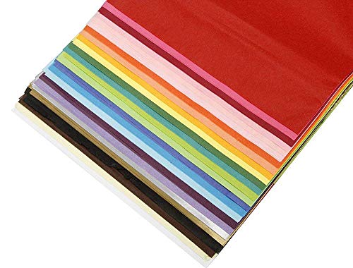 Craft Craze 100 Sheets (20" X 26") 25 Assorted Colors Premium Quality Tissue Paper For Gift Wrapping, Arts & Crafts, Packing And Decorations (1-Pack) #TOP4