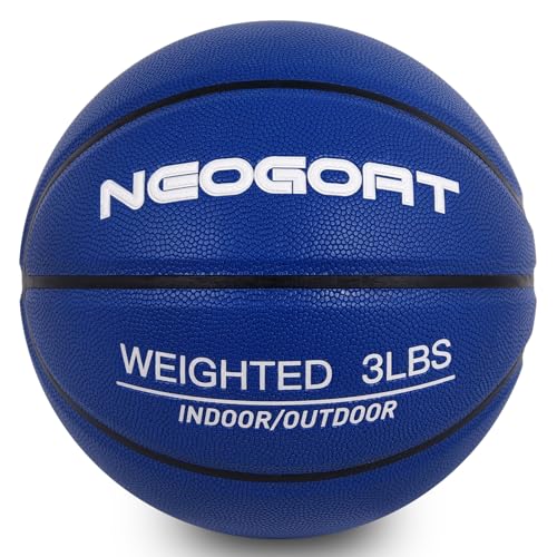 NEOGOAT 3LBS 29.5' Weighted Basketball Size 7 Heavy Basketball Training Equipment for in& Outdoor...