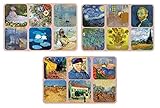 Posavasos de 9,5 x 9,5 cm (6 piezas por paquete)