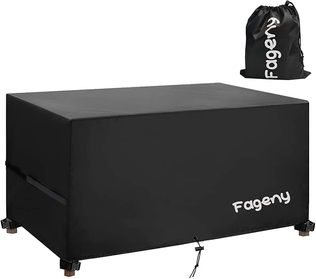 Fageny Outdoor Garden Furniture Set Covers Waterproof, 170x90x74cm Tear Resistant Oxford Fabric Outdoor Patio Table Covers Waterproof, Windproof, Anti-UV, Outdoor Garden Table Cover Rectangular