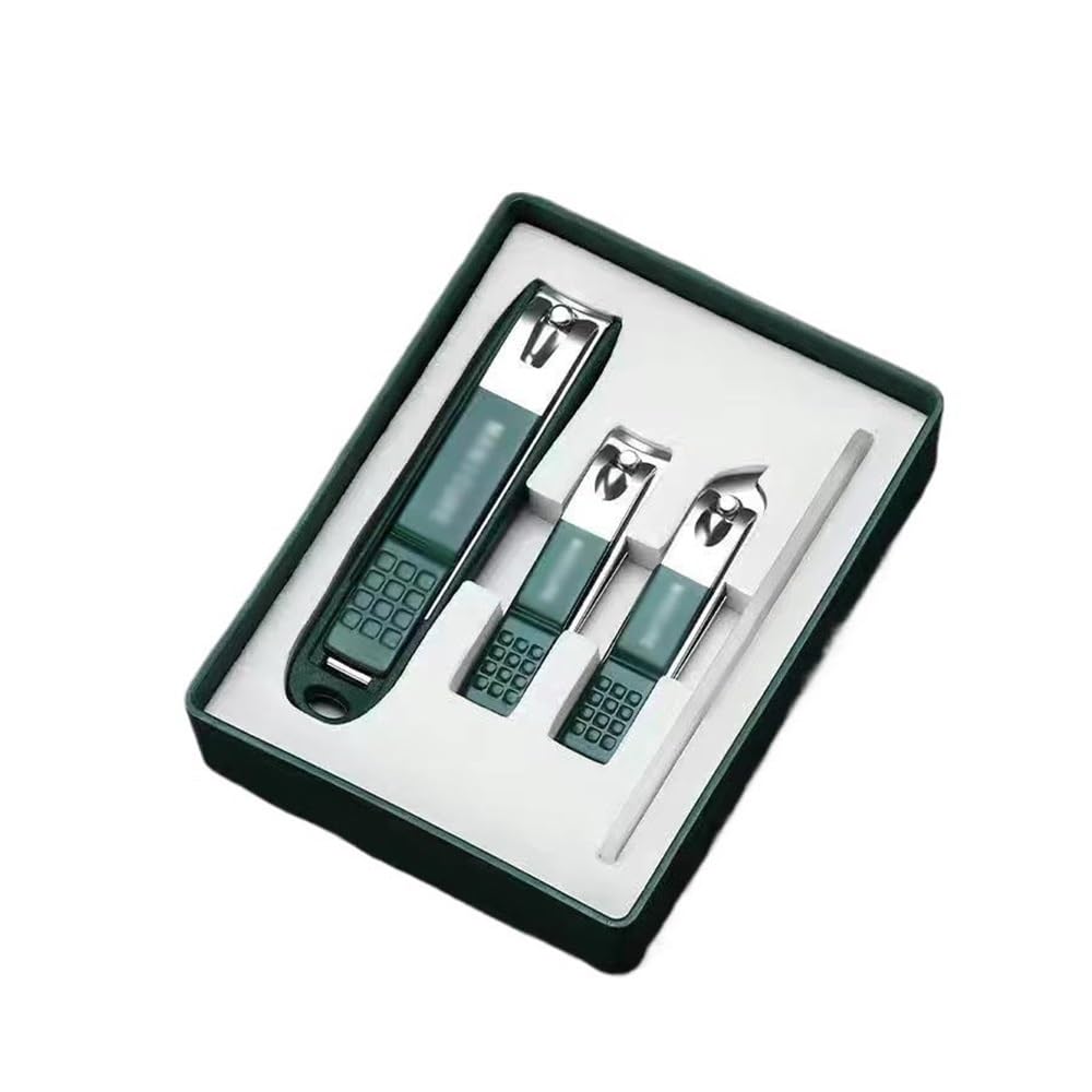 Ensemble de coupe-ongles en acier inoxydable durable avec outils de manucure de précision